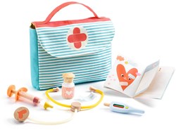 Djeco Arztkoffer Zubehör FSC 100% Spielset für Kinder