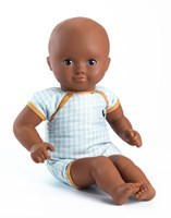 Djeco Puppen 32 cm Babypuppe Mimosa - weiche Puppe mit Schlafaugen-2