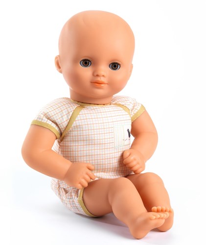 Djeco poupées 32 cm Neige - poupée bébé douce avec pyjama-2
