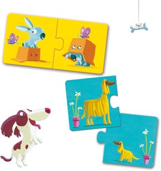 Djeco Puzzle duo contraires