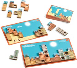 Djeco jeu de logique Archilogic - puzzle en bois FSC 100% éducatif
