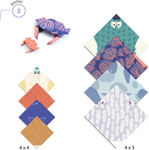 Djeco Origami Family - Kreatives Bastelset für Kinder-2