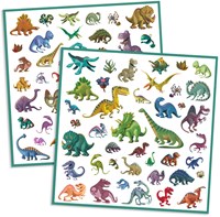 Djeco Sticker Dinosaurier - 160 Stück FSC Papier