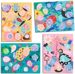 Djeco Farben Birdie & Co - FSC MIX Malset für Kleinkinder