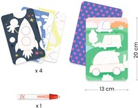 Djeco Malbuch Unterwegs - magisches Wasser-Malbuch für Kleinkinder-3