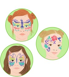 Djeco Body Art Set - Schminke und Zubehör Rio de Janeiro