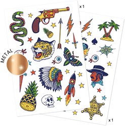 Djeco Tattoo Bang Bang - temporäre Tattoos für Kinder FSC MIX
