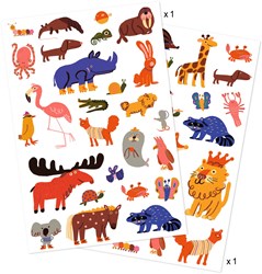 Djeco Body Art Tattoo Tiere - temporäre Tattoos für Kinder