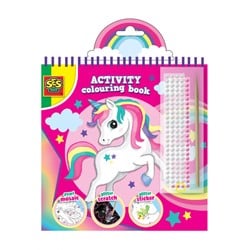 SES Doe Kleurboek Glitter 3 in 1
