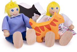 Bigjigs Famille de poupées