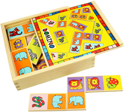 Bigjigs Toys Tier-Dominosteine