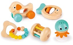 Hape coffret de jouets sensoriels - Cadeau évolutif pour bébés et tout-petits