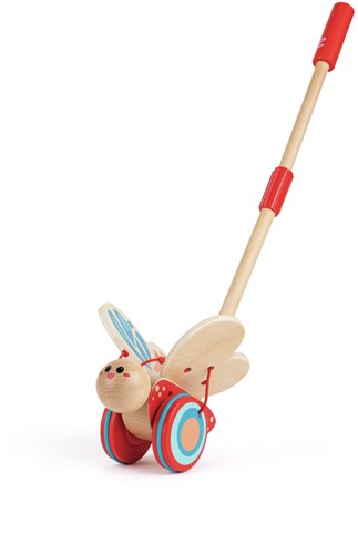Hape bâton à pousser papillon jouet en bois pour tout-petits