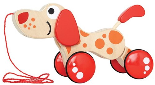 Hape Holz Nachziehtier Hund Pepe - nachhaltiges Spielzeug-2