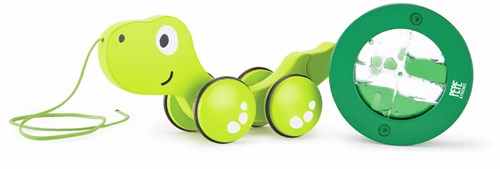 Hape Holz Nachziehschildkröte Tito - Lauflernspielzeug für Kinder-2