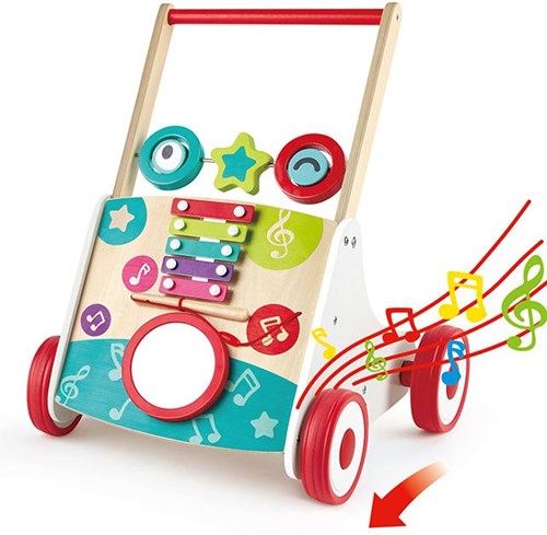 Hape Lauflernwagen My First Musical Walker mit Musik und Bausteinen-2