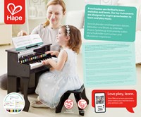 Hape piano jouet Dynamic Sound avec son réaliste pour enfants-3