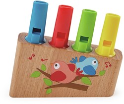 Hape Holz Panflöte Regenbogen Musikinstrument für Kinder