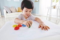 Hape dreieckige Wachsmalstifte - Easy-grip - 6 Stück - Mehrfarbig-2