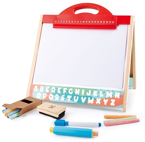 Hape chevalet - chevalet de table créatif pour enfants - pliable-2