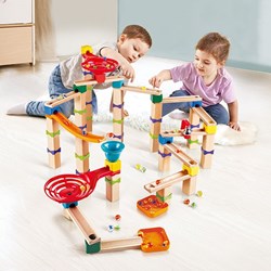 Hape circuit à billes Marble Cascade Block Set - jouet éducatif
