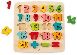 Hape – E1550 – Puzzle mit Zahlen und Rechensymbolen