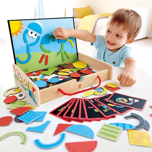 Hape Création de figures magnétiques - boîte artistique créative jouet