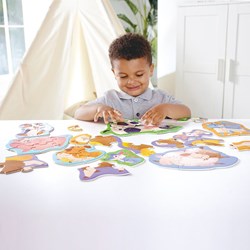 Hape puzzle de ferme - jouet éducatif avec animaux pour enfants