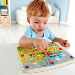 Hape labyrinthe magnétique construction & chiffres jouet éducatif