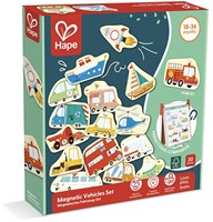 Hape ensemble de véhicules magnétiques - jouet éducatif pour enfants-3