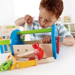 Hape boîte à outils en bois jouet pour enfants - Set Fix-It
