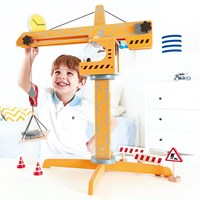 Hape Holz Baukran Spielzeug - Crane Lift für Kinder