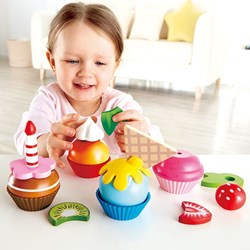 Hape Cupcakes set de jeu - jouet gourmand cupcakes pour enfants