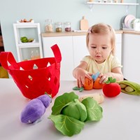 Hape panier de légumes pour tout-petits - jouet éducatif en feutre