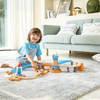 Hape train jouet rail de lancement Mars avec autocollants phosphorescents-3