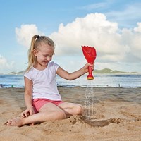 Hape pelle à sable et à eau rouge - lot de 4 pièces