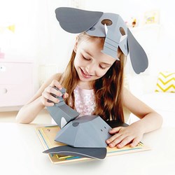 Hape Maskenset Elefant - kreatives Bastelspielzeug für Kinder
