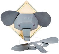 Hape Maskenset Elefant - kreatives Bastelspielzeug für Kinder-2