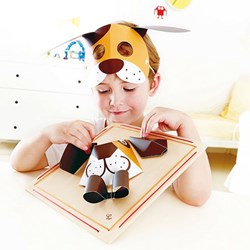 Hape Hundemaske - kreatives Holzspielzeug für Kinder