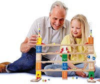 Hape circuit à billes Quadrilla Basic Coding Set jouet éducatif-2