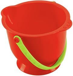 Hape seau rouge petit - jouet accessoire de plage 1L
