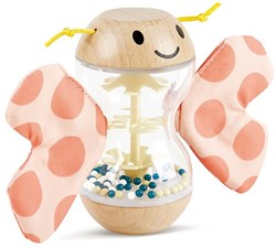 Hape Schmetterling Regenmacher Baby Sensorikspielzeug bunt