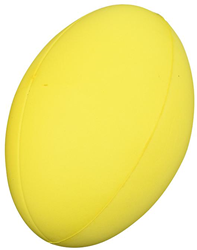 Pre-Sport ballon de rugby en mousse jaune - ballon d'entraînement léger pour enfants