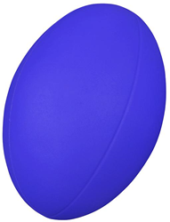 Pre-Sport ballon de rugby mousse bleu - ballon de jeu enduit taille 3