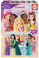 Educa Puzzle Disney Princess 2x100 Teile Kinderpuzzle