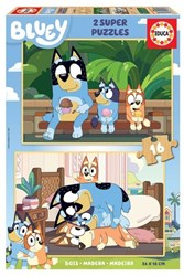 Educa Holzpuzzle Bluey 2x16 Teile pädagogisches Spielzeug