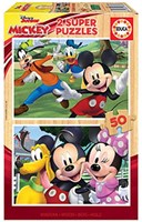 Educa Holzpuzzle 2 x 50 Teile Mickey und Freunde Spielzeug