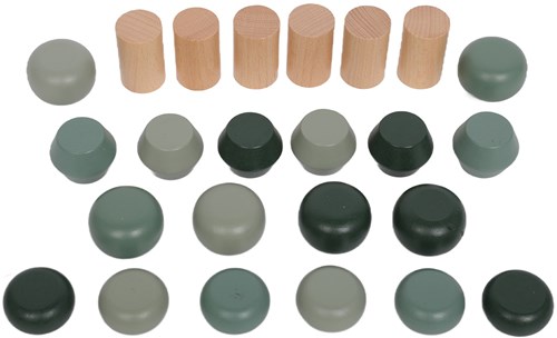 Atan Holz-Stapelbaum - buntes Spielzeug für Kinder-3
