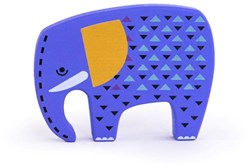 Bajo Tierfigur Spielzeug - Endangered animals Elefant aus Karton