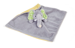 BigJigs Elefant Schmusetuch Plüsch - Baby Comforter Mehrfarbig